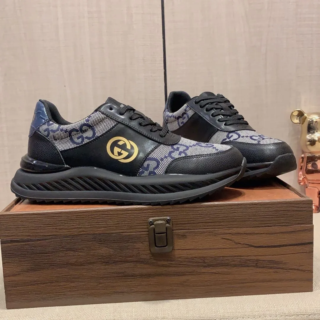 Men's men's shoes💰460💰💰🎩🎩[Lightning][Lightning] "Gucci*" The latest and most popular casual sports shoes, top brand [seduce] luxury~purchase, top~quality. [Strong] The upper is made of imported breathable cowhide with material ➕ breathable sheepskin feet (•) and fine workmanship. The original stylish and stylish soft rubber wear-resistant and non-slip outsole is light and comfortable on the feet. The real thing looks better when taken in real life. 413: code: 38-44, can be customized 45